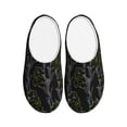 thumbnail image 1 of KLL Lilies Flowers Pattern Adult Unisex Cozy Slippers,Fuzzy Slip-on Slippers TPR Sole Slippers Comfort Plush Home Footwear for Indoor & Outdoor-11, 1 of 7