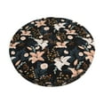 thumbnail image 1 of KLL Lilies Flowers Round Bar Chair Cushion Cover ,Bar Stool Protector with Elastic, Soft Washable, 1 of 6