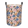thumbnail image 1 of KLL Lilies Flowers Waterproof Foldable Laundry Hamper Bucket with Handles for Storage Bin,Kids Room,Home Organizer (Medium ), 1 of 7