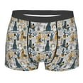thumbnail image 1 of KLL Llama and Cactus1 Men's Cotton Boxer Briefs Underwear-XX-Large, 1 of 8