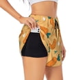 thumbnail image 1 of KLL Love Carrot Pattern Shorts Women,Athletic Shorts High Waisted Running Shorts Pocket Sporty Short Gym Elastic Workout Shorts-X-Large, 1 of 7