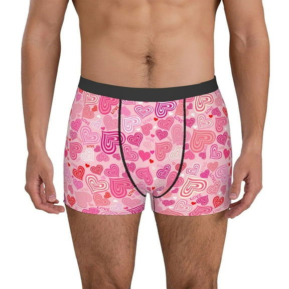 KLL Love Men's Cotton Boxer Briefs Underwear-X-Large