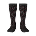 thumbnail image 1 of KLL Love Valentine's skull Print Cool Socks Men's Women's Crew Socks Funny Crazy Novelty Stockings, 1 of 6