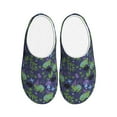 thumbnail image 1 of KLL Magic Toads in Hats Pattern Adult Unisex Cozy Slippers,Fuzzy Slip-on Slippers TPR Sole Slippers Comfort Plush Home Footwear for Indoor & Outdoor-11, 1 of 7