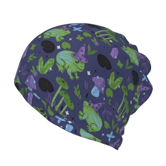 KLL Magic Toads in Hats Pirnt Wicking Running Beanie Head Wrap Cycling Bandana for Men Women