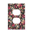 thumbnail image 1 of KLL Many Kind Of Flowers Pattern Electrical Outlet Covers, 3" x 5" 1 Pack Electric Receptacle Plug Covers for Decorator Receptacle Outlet & Switch-Style S, 1 of 6