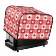 thumbnail image 1 of KLL Maple Leaves1 Print 4 Slice Toaster Dust Covers Kitchen Small Appliance Cover with 2 Pockets,Can hold Jam Spreader Knife & Toaster Tongs (12.4 x 10.6 x 8.2), 1 of 6
