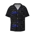 thumbnail image 1 of KLL Mathematica Science Print Men's Shirt Short Sleeve Button Down Summer Cuba Beach Shirts- 4X-Large, 1 of 7