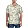thumbnail image 1 of KLL Men's Hawaiian Shirt Short Sleeve Button Down Beach Shirts-Bicycles And Boards, 1 of 5