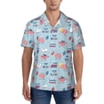 thumbnail image 1 of KLL Men's Hawaiian Shirt Short Sleeve Button Down Beach Shirts-Brain Training, 1 of 5