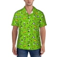 thumbnail image 1 of KLL Men's Hawaiian Shirt Short Sleeve Button Down Beach Shirts-Golf Sport Club, 1 of 5