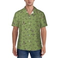thumbnail image 1 of KLL Men's Hawaiian Shirt Short Sleeve Button Down Beach Shirts-Mallard Duck, 1 of 5