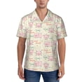 thumbnail image 1 of KLL Men's Hawaiian Shirt Short Sleeve Button Down Beach Shirts-Pigs Sleep, 1 of 5
