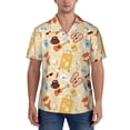 thumbnail image 1 of KLL Men's Hawaiian Shirt Short Sleeve Button Down Beach Shirts-Summer Travel, 1 of 5