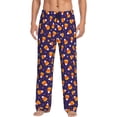 thumbnail image 1 of KLL Mens Pajama Pants for Men,Mens Lounge Pants,Funny Gifts for Men,Men's Pajama Bottoms-Candy Corn (2), 1 of 5