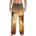 thumbnail image 1 of KLL Mens Pajama Pants for Men,Mens Lounge Pants,Funny Gifts for Men,Men's Pajama Bottoms-Castle Cool Fire Dragon, 1 of 5