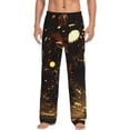 thumbnail image 1 of KLL Mens Pajama Pants for Men,Mens Lounge Pants,Funny Gifts for Men,Men's Pajama Bottoms Classical Golden Casino -Large, 1 of 5