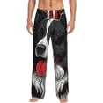 thumbnail image 1 of KLL Mens Pajama Pants for Men,Mens Lounge Pants,Funny Gifts for Men,Men's Pajama Bottoms Independence Day Collie -Medium, 1 of 5