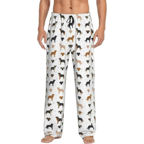 KLL Mens Pajama Pants for Men,Mens Lounge Pants,Funny Gifts for Men,Men's Pajama Bottoms-Labrador Retriever Dog