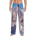 thumbnail image 1 of KLL Mens Pajama Pants for Men,Mens Lounge Pants,Funny Gifts for Men,Men's Pajama Bottoms Majestic Fantasy Castle -X-Large, 1 of 5
