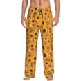 thumbnail image 1 of KLL Mens Pajama Pants for Men,Mens Lounge Pants,Funny Gifts for Men,Men's Pajama Bottoms-Modern Wood Grain Sunflower, 1 of 5