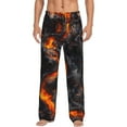 thumbnail image 1 of KLL Mens Pajama Pants for Men,Mens Lounge Pants,Funny Gifts for Men,Men's Pajama Bottoms Molten Lava Abstract Flow -Medium, 1 of 5