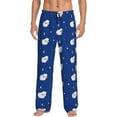thumbnail image 1 of KLL Mens Pajama Pants for Men,Mens Lounge Pants,Funny Gifts for Men,Men's Pajama Bottoms-Moon Lamb, 1 of 5