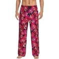 thumbnail image 1 of KLL Mens Pajama Pants for Men,Mens Lounge Pants,Funny Gifts for Men,Men's Pajama Bottoms-Orchids Flowers, 1 of 1