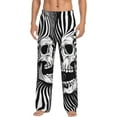 thumbnail image 1 of KLL Mens Pajama Pants for Men,Mens Lounge Pants,Funny Gifts for Men,Men's Pajama Bottoms Psychedelic Skull Illusion Art -Large, 1 of 5