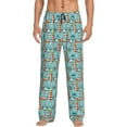 thumbnail image 1 of KLL Mens Pajama Pants for Men,Mens Lounge Pants,Funny Gifts for Men,Men's Pajama Bottoms-Sea Lighthouse, 1 of 5