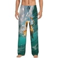 thumbnail image 1 of KLL Mens Pajama Pants for Men,Mens Lounge Pants,Funny Gifts for Men,Men's Pajama Bottoms-Underwater Swimming Duck, 1 of 5