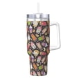 thumbnail image 1 of KLL Milk Tea6 Print 40oz Stainless Steel Insulated Car Cup Coffee Mug with Spillproof Lid - Keep Your Drink Hot or Cold on the Go, 1 of 8