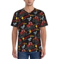 thumbnail image 1 of KLL Monster Truck for Men's Baseball Shirts,Short Sleeve Casual Shirts Button Down Shirt for Men Beach Summer Wedding Shirt-Small, 1 of 7
