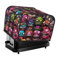 thumbnail image 1 of KLL Monstrous Cartoon Characters Print 4 Slice Toaster Dust Covers Kitchen Small Appliance Cover with 2 Pockets,Can hold Jam Spreader Knife & Toaster Tongs (12.4 x 10.6 x 8.2), 1 of 6