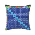 thumbnail image 1 of KLL Multiplication Table Decorative Throw Pillow Covers Velvet Soft for Couch Sofa Bedroom Living Room Outdoor (No pillow core)- 18"x18", 1 of 5