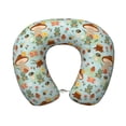 thumbnail image 1 of KLL Mushroom House Insect Frog Pattern Memory Foam Cervical Neck Pillow Versatile U-Shaped Pillows for Home/Office/Camping/Travelling/Soft Washable Cover, 1 of 8