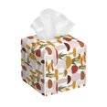 thumbnail image 1 of KLL Mushroom Print Tissue Box Cover,Leather Tissue Holder Square Facial Tissue Case Facial Paper Organizer Dispenser for Bathroom, Vanity Countertop, 1 of 7