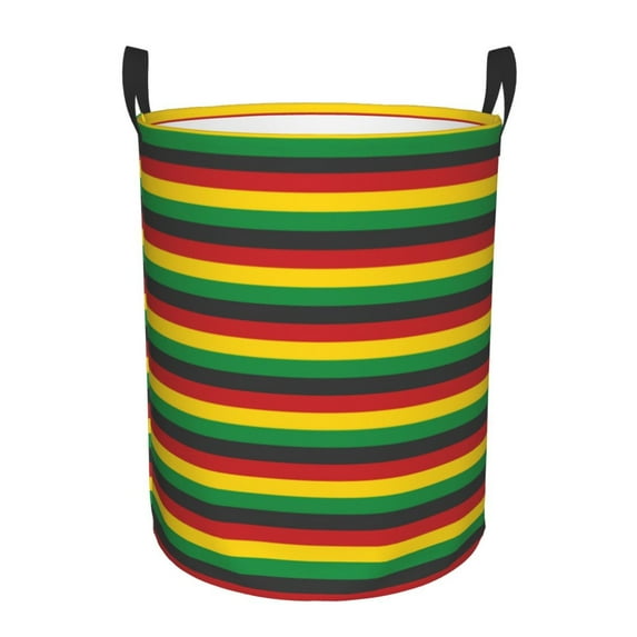 KLL Music Colors 1 Waterproof Foldable Laundry Hamper Bucket with Handles for Storage Bin,Kids Room,Home Organizer (Small )