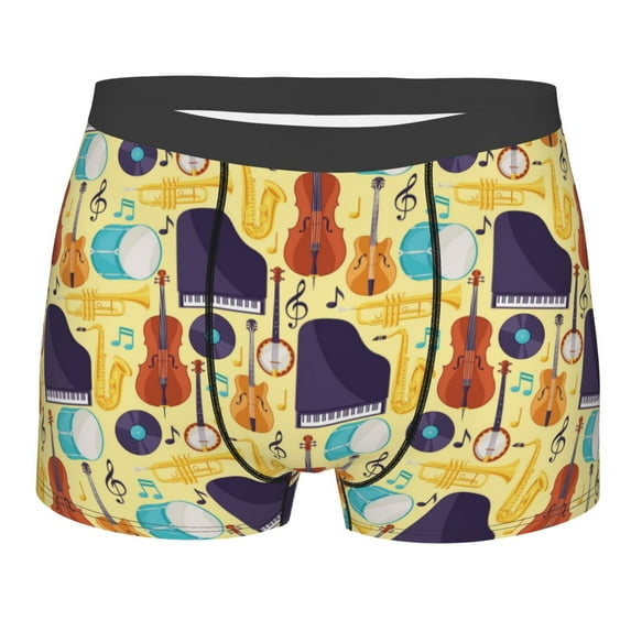 KLL Musical Instruments Men's Cotton Boxer Briefs Underwear-XX-Large