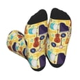 thumbnail image 1 of KLL Musical Instruments Print Cool Socks Men's Women's Crew Socks Funny Crazy Novelty Stockings, 1 of 7