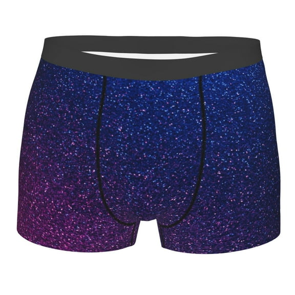 KLL Neon Glitter Men's Cotton Boxer Briefs Underwear-XX-Large
