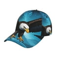 thumbnail image 1 of KLL Night Sky Forest Bald Eagle Pattern Baseball Caps for Outdoor Sports,Golf Dad Hat Fashion Casual Outdoor Caps Adjustable Fit Men Women, 1 of 6