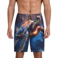 thumbnail image 1 of KLL Night Sky Turtle for Men's 1-Pack Shorts,Sleep Pajama Shorts for Men Soft Pj Shorts Men's Pajama Bottoms Sleepwear -3X-Large, 1 of 7