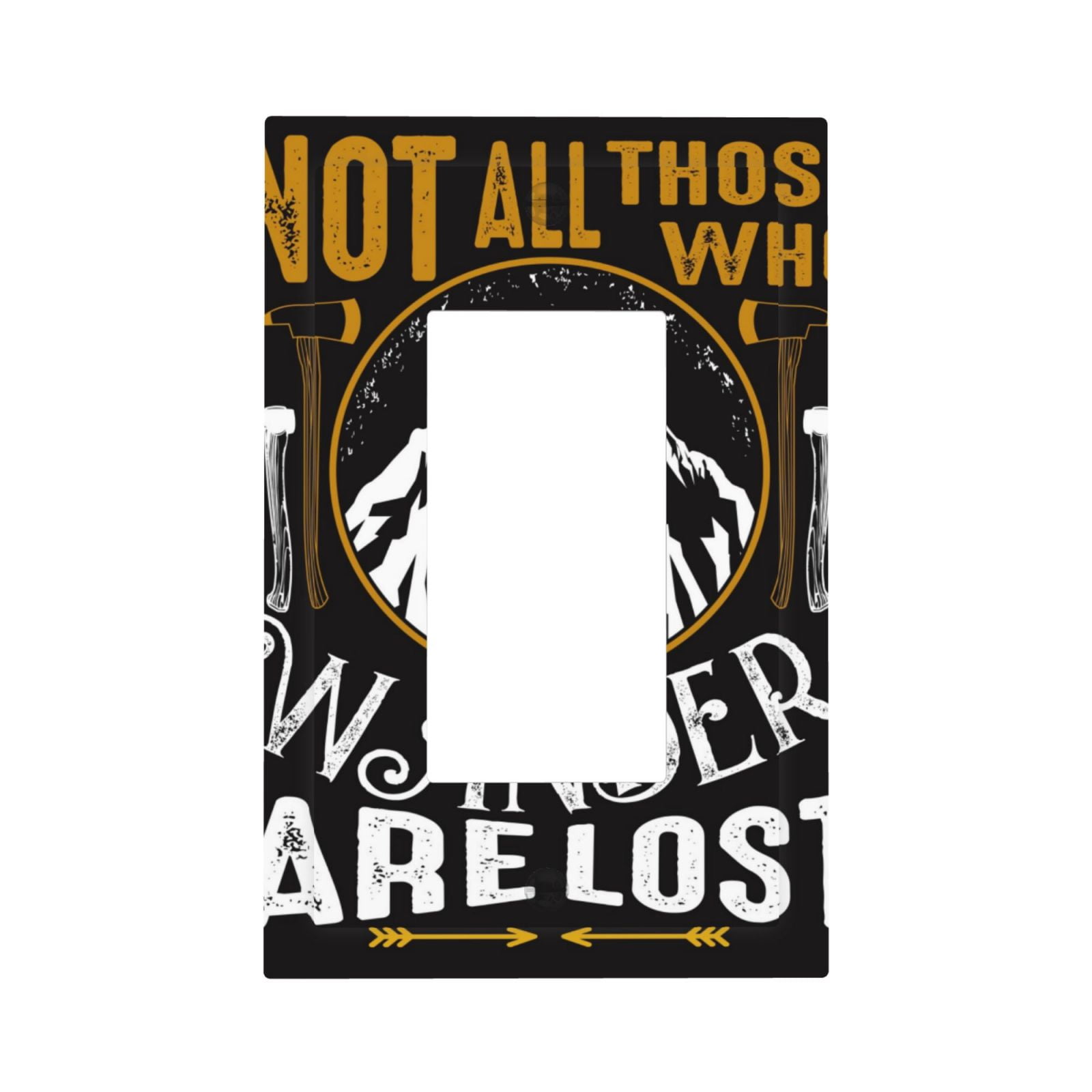 KLL Not All Those Who Wander Are Lost 1 Pattern Electrical Outlet ...