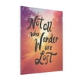 thumbnail image 1 of KLL Not All Who Wander Are Lost Print Canvas Wall Art, Canvas Painting Prints Canvas Art Wall Decor Home Decoration for Living Room Bedroom Office, 1 of 6