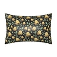thumbnail image 1 of KLL Octopuses And Leaves Pattern Silk Pillowcase for Hair and Skin Standard Size 20"X 30" Soft Breathable Pillow Covers for Sleeping, 1 of 6