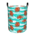 thumbnail image 1 of KLL Octopuses Waterproof Foldable Laundry Hamper Bucket with Handles for Storage Bin,Kids Room,Home Organizer (Small ), 1 of 7