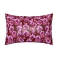 thumbnail image 1 of KLL Orchids Flowers Pattern Silk Pillowcase for Hair and Skin Standard Size 20"X 30" Soft Breathable Pillow Covers for Sleeping, 1 of 6