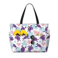 thumbnail image 1 of KLL Ornamental Turtles Print Large Beach Tote Bag Women Waterproof Sandproof Zipper Beach Tote Bag for Pool Gym Grocery Travel with Wet Pocket, 1 of 7