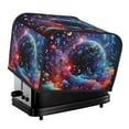 thumbnail image 1 of KLL Outer Space Floating Numbers And Letters Print 4 Slice Toaster Dust Covers Kitchen Small Appliance Cover with 2 Pockets,Can hold Jam Spreader Knife & Toaster Tongs (12.4 x 10.6 x 8.2), 1 of 6